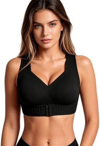 Posture Corrector Bra for Women Wireless Front Closure Full Coverage