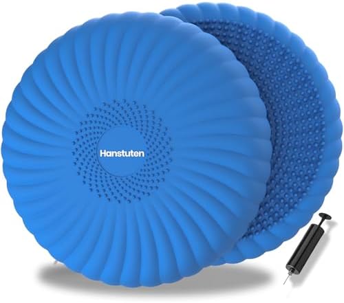Wobble Cushion Core Balance Disc, Wiggle Seat with Inflation Pump