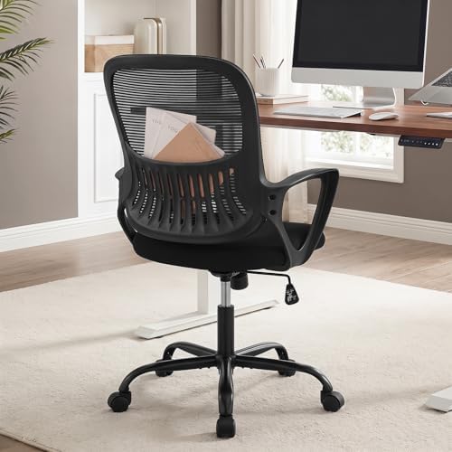 Home Office Desk Chair, Lumbar Support, Mesh Back Computer Chair