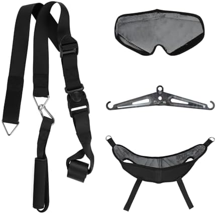 Portable Over Door Neck Stretcher Adjustable Lightweight Cervical Support for Home Use Neck Support, Relaxation, Brace Harness with Soft Foam Padding for Men Women