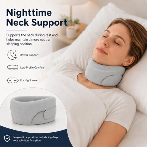 Neck Brace Cervical Collar, for Sleeping & Daily Wear, Neck Pain Relief
