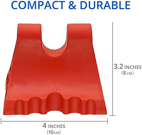 Body Back Davinci Tool - Neck Massager for Pain Relief Deep Tissue - Red