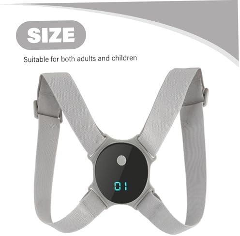Smart Posture Corrector Adjustable Soft Comfortable Back Straightener Posture Corrector with Smart Sensor Vibration Reminder for Kids Adults