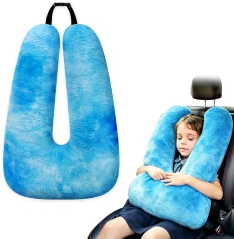 Atablyn Travel Pillows for Car Back Seat & Airplane - U Shaped Travel Pillow for Adults and Children, Head Neck Body Support Pillow for Family Long Distance Travel
