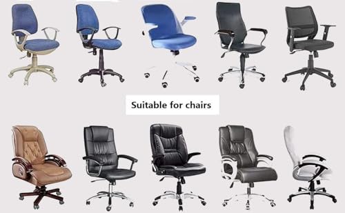 DHXYZZB Office Computer Chair Arm Covers, Extended and Thickened Armrest Cover Arm Rest Protector, Washable Armrest Pad Covers 1 Pair of Polyester Fabric Stretchy Desk Chair Rotating Chair