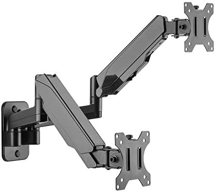 SIIG Dual Monitor Wall Mount, 17"-32", 17.6 lbs/Arm, CE-MT2M12-S1