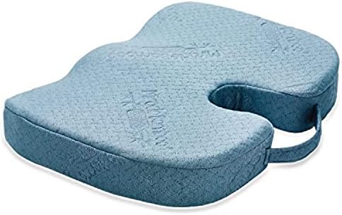 Ontel Miracle Orthopedic Seat Cushion with Viscose from Bamboo Cover, Gray, (MBC-MC4)