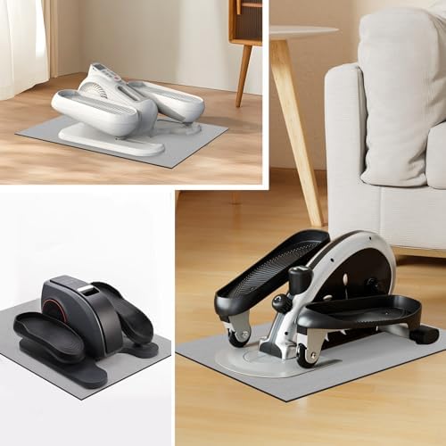Mini Stair Stepper Mats, Double Non-Slip Workout Mat for Ellipse Leg Exerciser, Ellipse Machine Mat, Exercise Mat for Under Desk Ellipticals, Suitable for Electric Seated Foot Pedal Exerciser