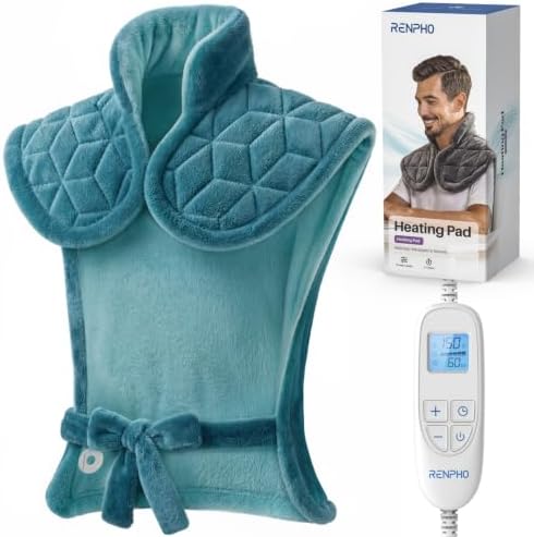 RENPHO Weighted Heating Pad for Neck, Shoulders & Back, Christmas Gift