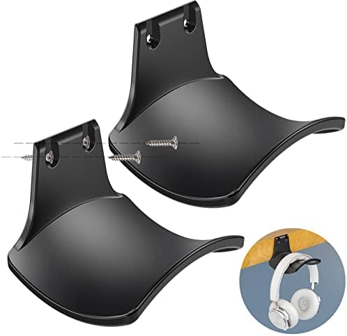 2-Pack Never Fall Headphone Hook Hanger Wall Mount Headset Holder