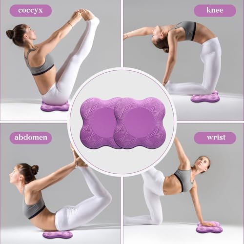 2-4 Pack Yoga Knee Pads, TPE Cushion for Pilates Exercise
