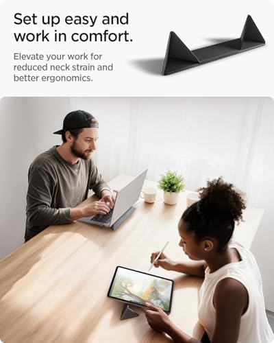 Spigen Slim Fold Portable Laptop Stand Keyboard Riser Foldable Portable