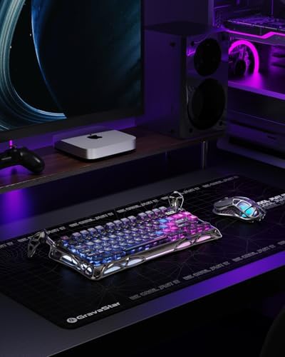 GravaStar Mercury K1 Pro 75% Wireless Mechanical Gaming Keyboard, Hot-Swap