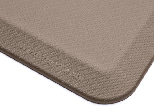 WeatherTech ComfortMat | 24" x 36" Anti-Fatigue Mat, 3/4" Thick, Slip Resistant, Easy to Clean, Carbon Fiber Pattern (Tan)