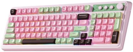 AULA Keyboard, Wireless Gaming Keyboard Creamy Bluetooth Computer Keyboards