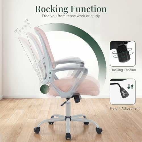 Home Office Desk Chair, Lumbar Support, Mesh Back Computer Chair