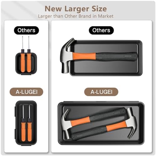 A-LuGei 【𝗠𝗶𝗹𝗶𝘁𝗮𝗿𝘆 Grade】 Tool Box Organizer Garage Organization