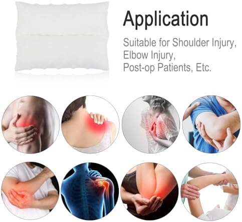 Neck Pad Strap Cushion Pillow for Arm Sling Comfort Shoulder Support Pad Rotator Cuff Replacemet Surgery Elbow Brace Carry Padded Cover Broken Wrist Hand Injury Cast, Minky Dot White