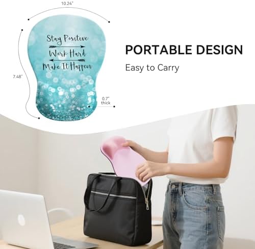 Ergonomic Mouse Pad with Wrist Rest Cute Mousepad Wrist Support