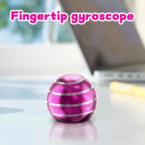 Kryfa 1.77in Kinetic Fidget Desk Toy, Anxiety Relief ADHD for Adults, Purple