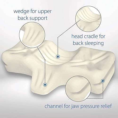 Therapeutica LITE Ergonomic Cervical Pillow for Neck Pain Relief, AVG, WH