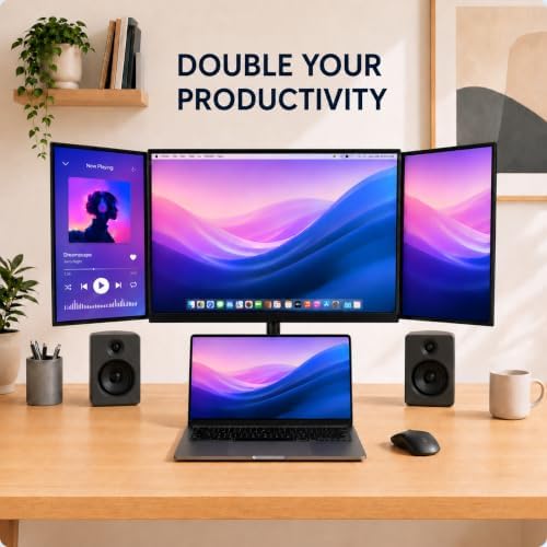 Portable Monitor Mount for 10.3-17Inch, 2 in 1 Pack,Vesa Model