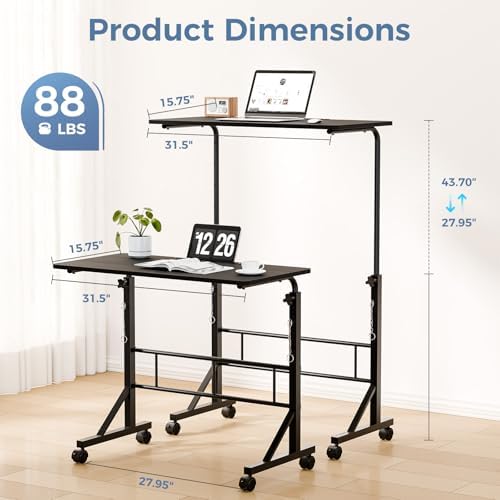 DUMOS 31.5" Walking Pad Desk, Laptop Desk, Home Office