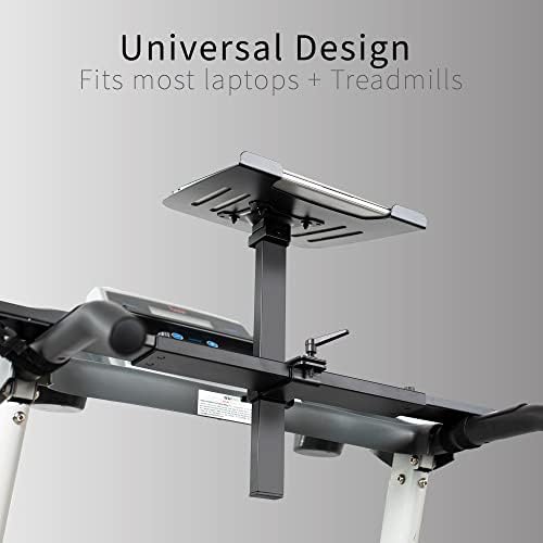 VIVO Black Treadmill Desk Attachment, Laptop Holder Tray, Stand-TDML1