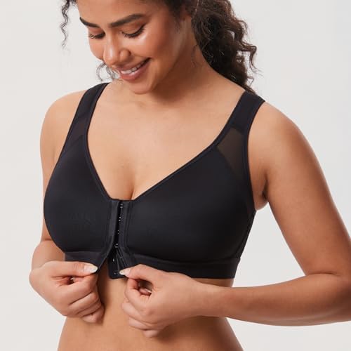 DELIMIRA Women's Front Closure Posture Support Bras