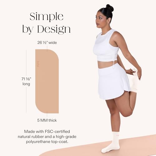 Bala Yoga Mat for Home Gym, Non-Slip Exercise Mat for Home Yoga