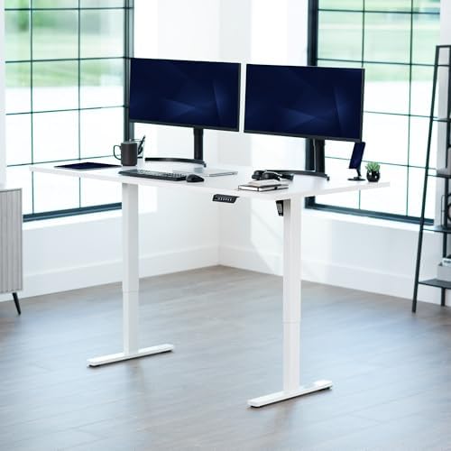 VIVO White 71 x 36 in Standing Desk, DESK-KIT-1W7W-36