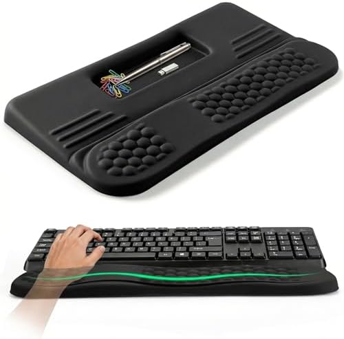 LIMOUS 2-in-1 Wrist Rest, Keyboard Stand, Ergonomic Wave Wrist Pad