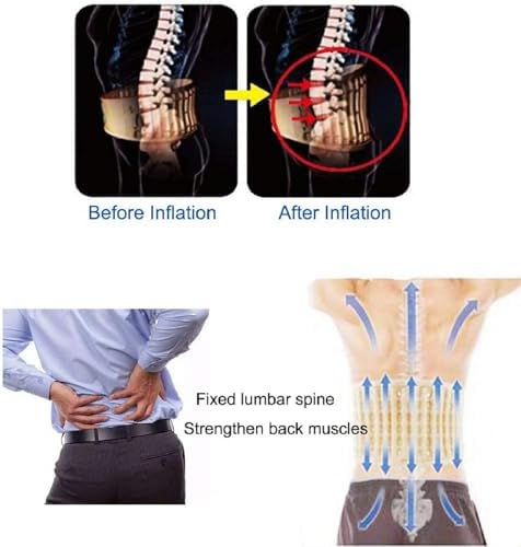 Inflatable Decompressioin Belt for Lower Back Pain Relief