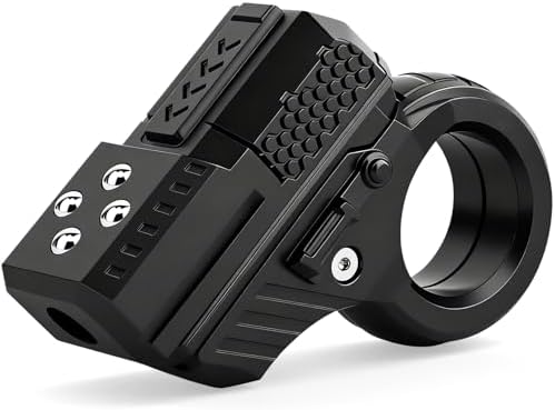 Fidget Spinner Toy Adults & Teen Plastic Fidgets Magnetic Slider Spinner Chain Ring Cool Gadget Roller Office Desk Toy 5 in 1 Stress Relief Sensory Item for Autism ADHD Anxiety Stocking Stuffers Men