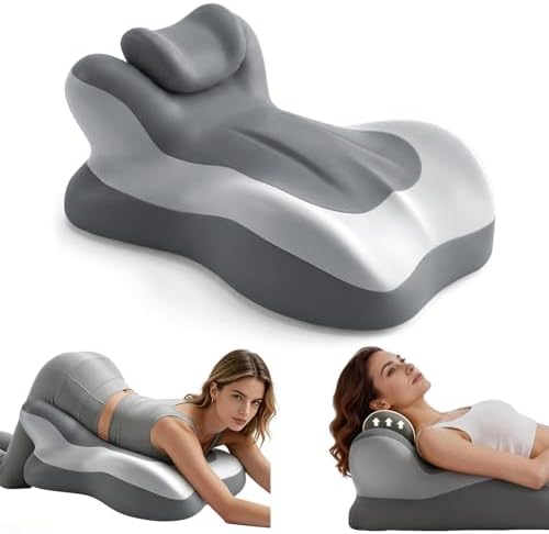 Ergonomic Reading Pillow Memory Foam Wedge Pillow Adjustable Neck Pillows B