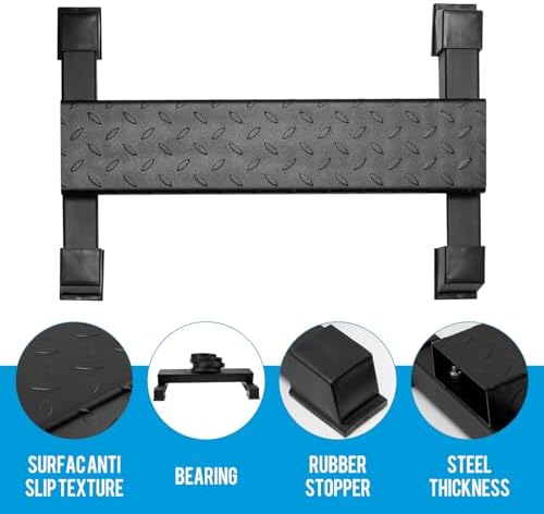 Steel Calf Raise Block, Heavy-Duty Stretch Platform, Leg Workout Equipment