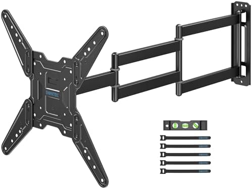 BONTEC Long Arm TV Wall Mount, Full Motion, 37.4" Extension for 26–65" TVs