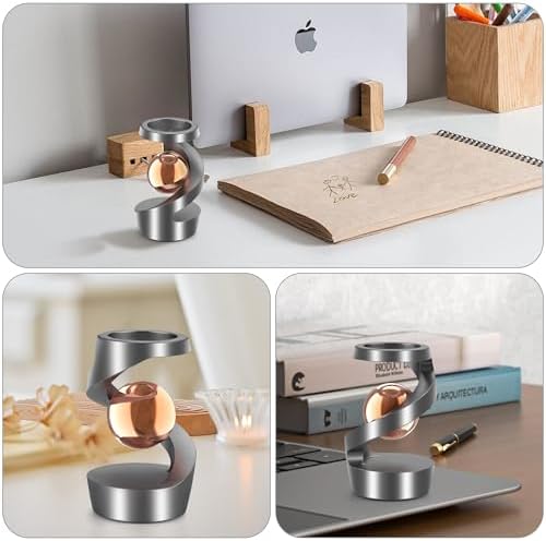 Kinetic Spinning Fidget Desk Toy for ADHD Stress Relief, Rose Gold