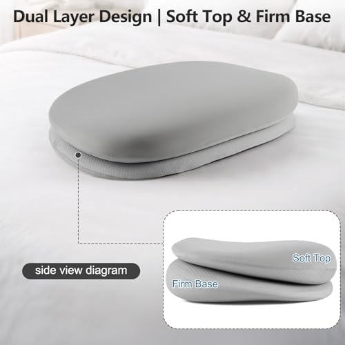 DONAMA Double Layer Side Sleeper Cervical Neck Pillow for Neck Pain Relief