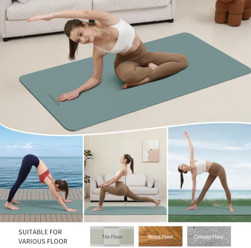 8mm Thick Yoga Mat Non Slip for Women Men