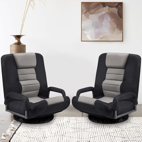 Swivel Gaming Chair 2PACK Video Game Chairs w/6 Adjustable Postion