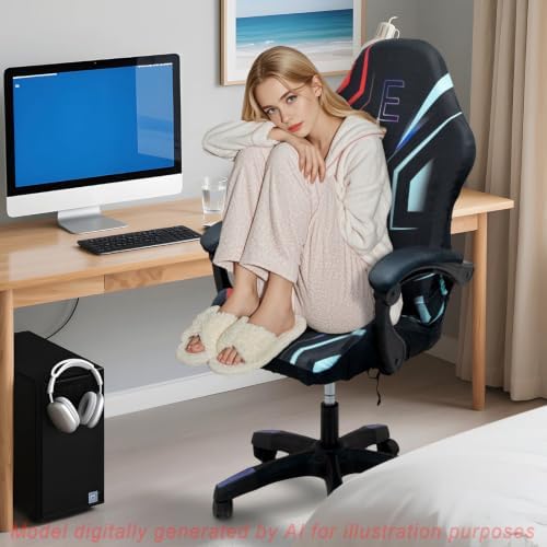 Gaming Chair Covers, 3D Printing One-piece Fit Cat Scratch Proof
