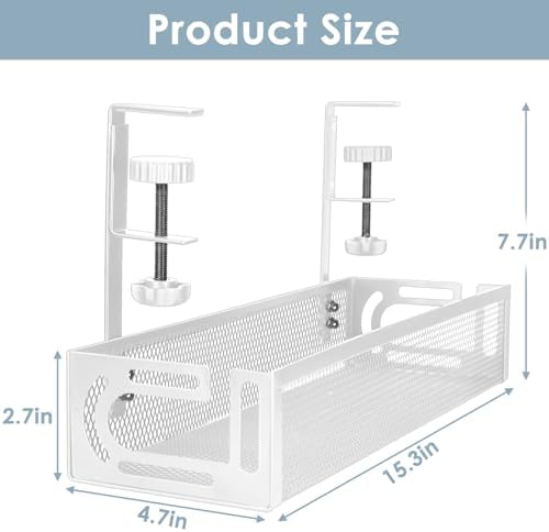 Cable Management Under Desk, Under Desk Cable Management Tray
