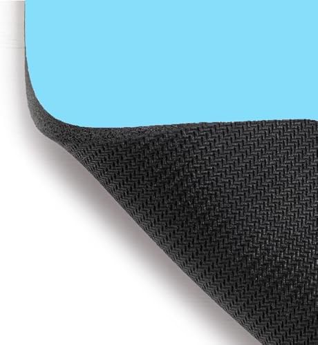 Small Mouse Pad 6 x 8 Inch Mini Mouse Pad for Keyboard Tray Laptop Wireless Mouse Home Office Travel, Portable & Washable (Blue)