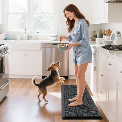 Mattitude 4/5 Inch Kitchen Mat, Waterproof Non-Slip Standing Mats and Rugs