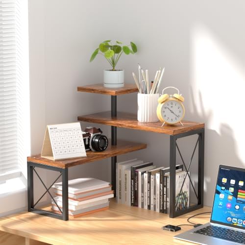 Corner Desk Shelf for Top of Desk Organizer Shelf, Countertop Organizer