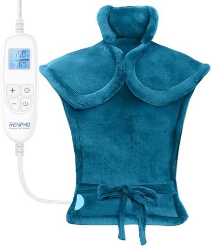 RENPHO Electric Heating Pad for Neck, Shoulders & Back, FSA Eligible HSA