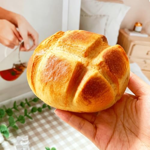 Bread Squishy Toy, Slow Rising Dumpling Squishy Stress Ball, Soft PU Toy