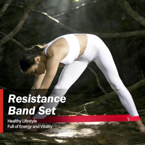 Resistance Bands for Working Out, 5 Levels Exercise Bands Set