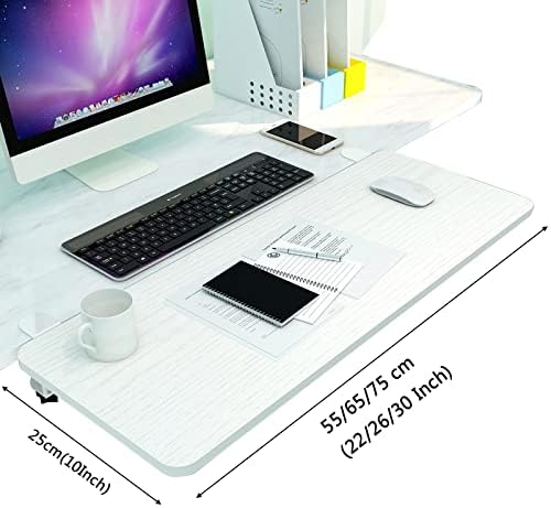 90° Foldable Desk Armrest Shelf - Ergonomic Clamp-On Keyboard Drawer Tray, Space-Saving Extension for Comfort, Fatigue Relief, Adjustable K-Bracket Design for Home Office